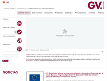 Tablet Screenshot of gvsoluciones.com